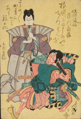 Two Kabuki actors