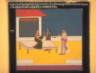 A woman and her lover (probably from Satsaiya series)