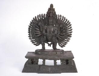 The thousand armed deity Vshinishasitapatraparjita