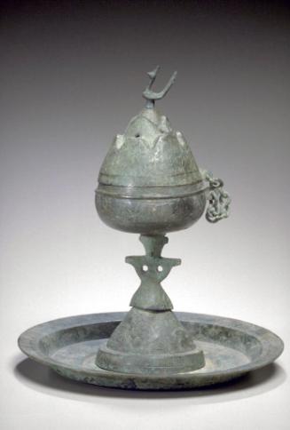 Incense burner with dragons and phoenix