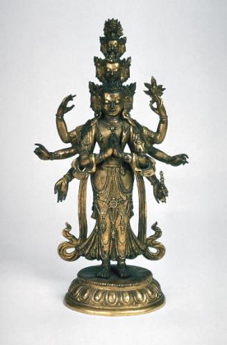 Eleven-headed bodhisattva Avalokiteshvara