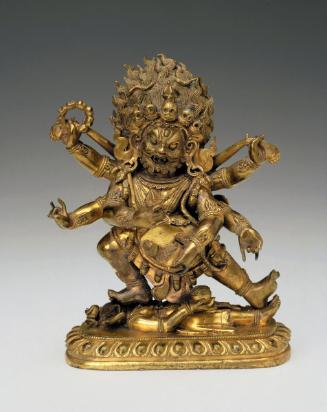 The Buddhist guardian Six-Armed Mahakala