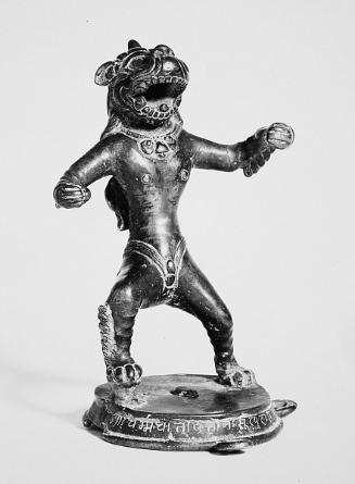 Lion-headed figure