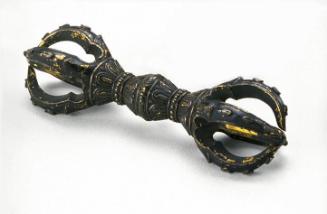 Five-pronged ritual object (Sanskrit: vajra; Japanese: gokosho)