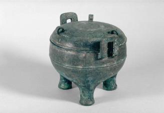 Ritual vessel (ding) with lid