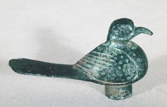 Staff finial in the shape of a bird