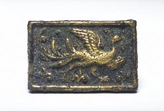 Belt ornament with animal and bird designs, one of seven