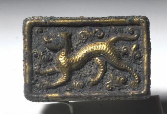 Belt ornament with animal and bird designs, one of seven