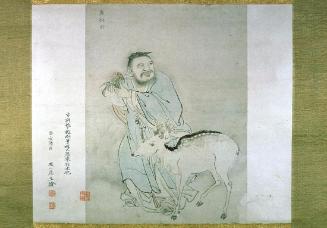 Sketch of the Chinese immortal Dongfang Shuo (Tobosaku)