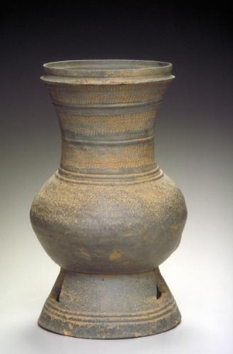 Pedestal Jar with Long Neck