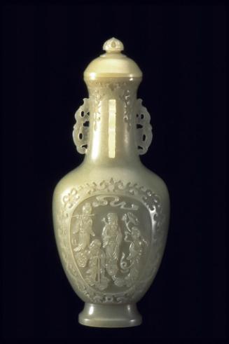 Vase with a scene of Eight Immortals