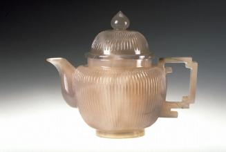 Fluted teapot