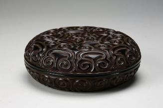 Round covered box