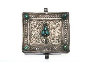 Rectangular amulet box