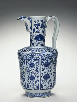 Handled ewer with a spout