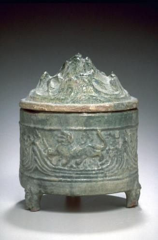 Lidded incense burner