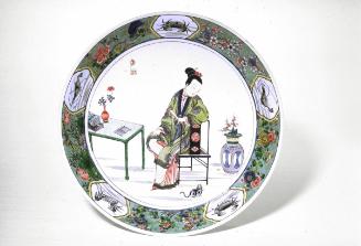 Plate, one of a pair