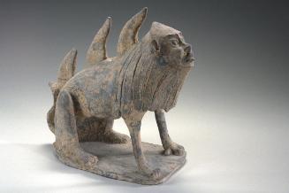 Seated chimaera tomb guardian