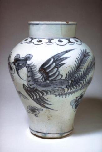 Jar with phoenixes and clouds