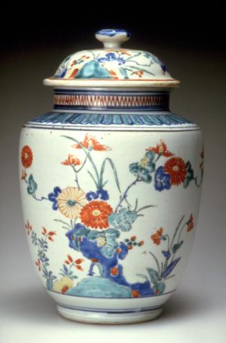 Jar with chrysanthemum decoration