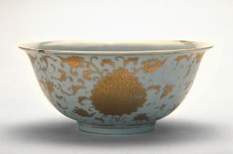 Bowl with lotus scroll