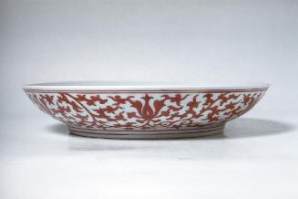 Saucer, one of a pair