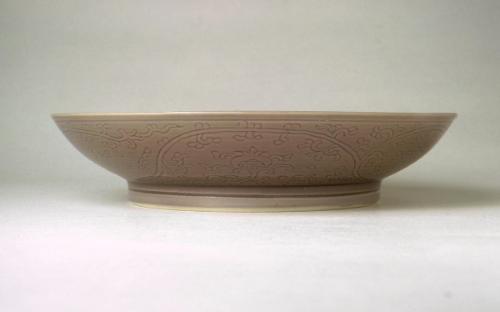 Saucer, one of a pair