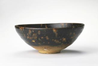 Bowl with brown mottling