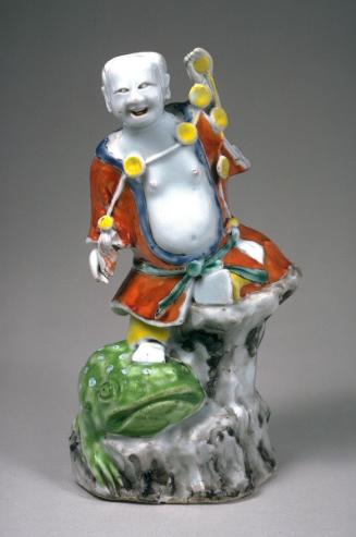 The Daoist immortal Liu Hai and his toad (dancing man), one of a pair