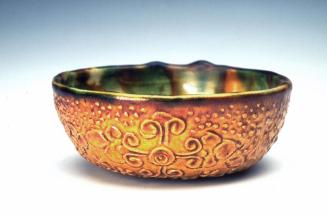 Bowl with mold-impressed exterior