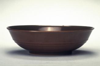 Shallow bowl, one of a pair