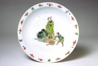 Saucer, one of a pair