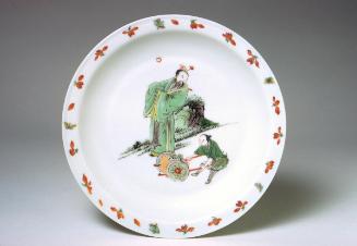 Saucer, one of a pair