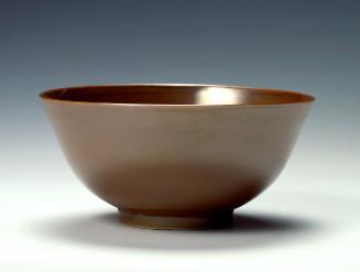 Bowl with brown glaze