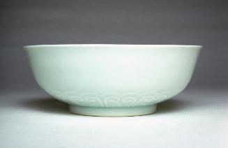 Shallow bowl, one of a pair