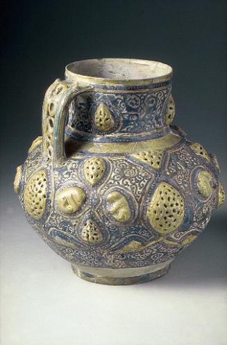 Jar with molded decoration