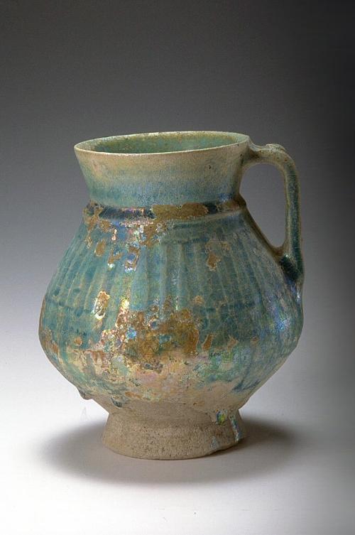 Jug with molded decoration