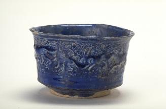 Bowl with molded decoration