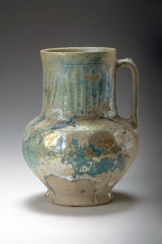 Jug with molded decoration