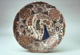 Dish with landscape