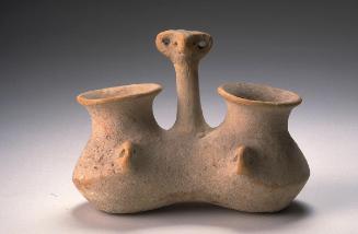 Double jar (Kernos) with zoomorphic handles