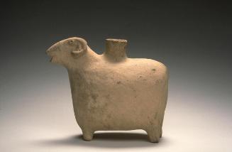 Vessel in the form of goat