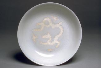 Plate with dragons