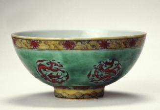 Bowl with dragons