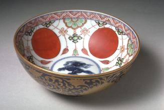 Bowl with qilin, red disk, and jewel decoration