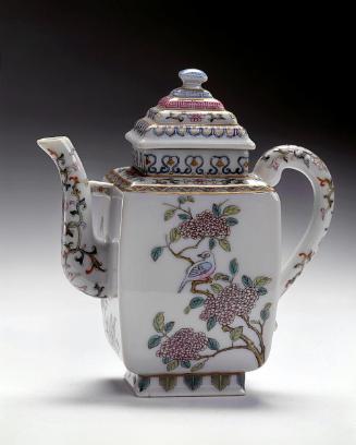 Ewer with birds and flowers