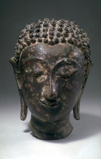 Head of a Buddha image