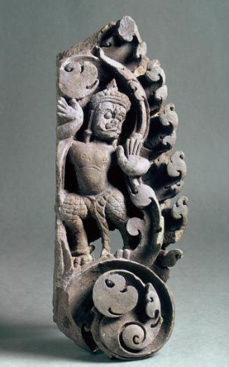 Architectural fragment with garuda