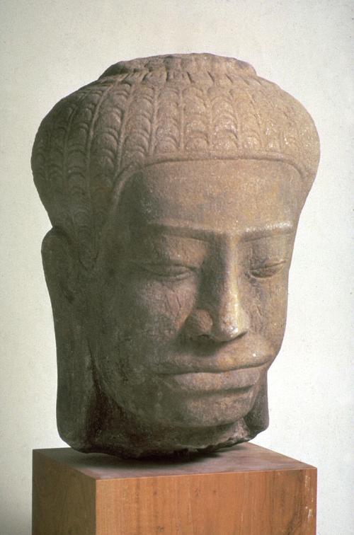 Head of a Buddha image