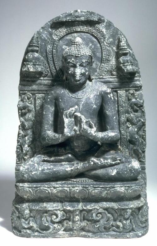 Seated Buddha in the attitude of preaching